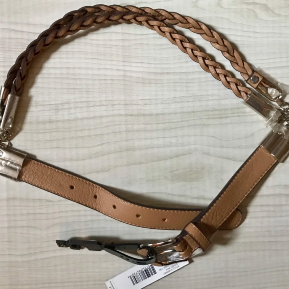 DKNY leather and metal Belt small